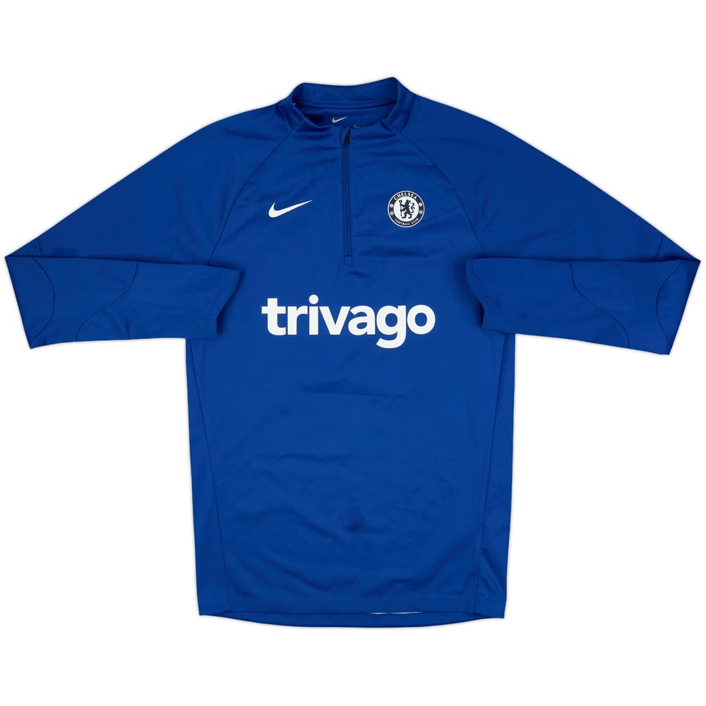 2022-23 Chelsea Nike 1/4 Zip Drill Top - 7/10 - (S)