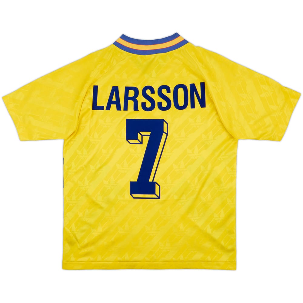1994-96 Suecia Camiseta Local Larsson #7 - 8/10 - (L)