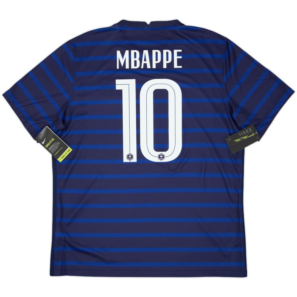 2020-21 France Home Shirt Mbappe #10 (XL)