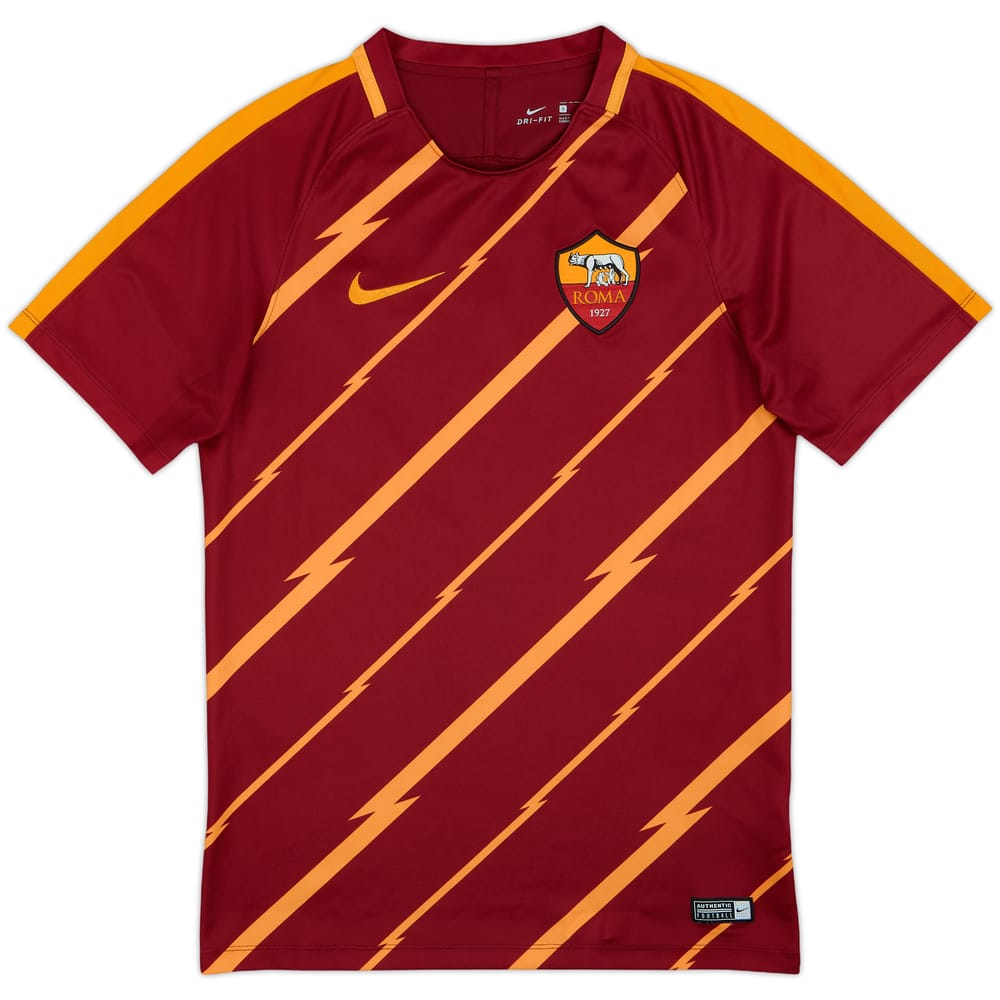 2017-18 Roma Nike Training Shirt - 9/10 - (S)