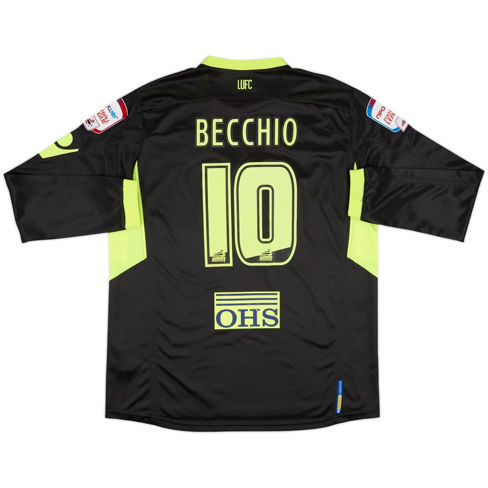 2011-12 Leeds United Away L/S Shirt Becchio #10 - 8/10 - (L)