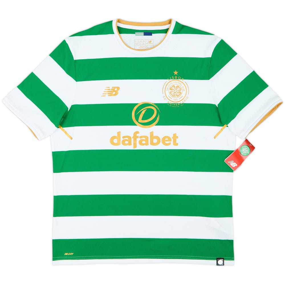 2017-18 Celtic 'Lisbon Lions 50th Anniversary' Home Shirt (L)