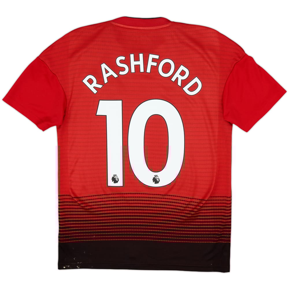 2018-19 Manchester United Home Shirt Rashford #10 - 5/10 - (XS)