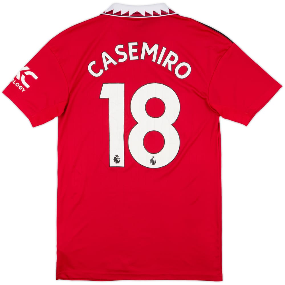 2022-23 Manchester United Home Shirt Casemiro #18 - 5/10 - (S)