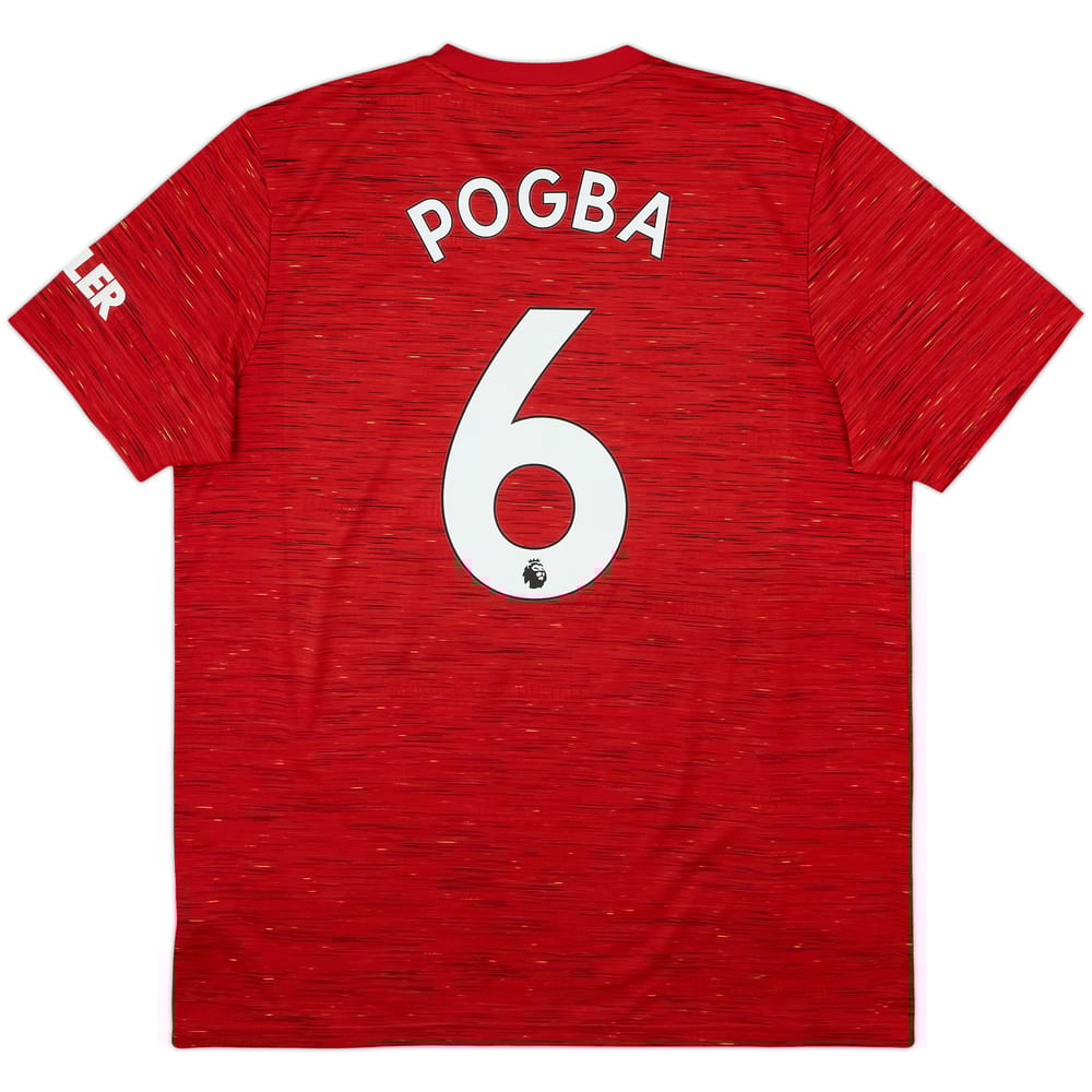 2020-21 Manchester United Home Shirt Pogba #6 - 8/10 - (XL)