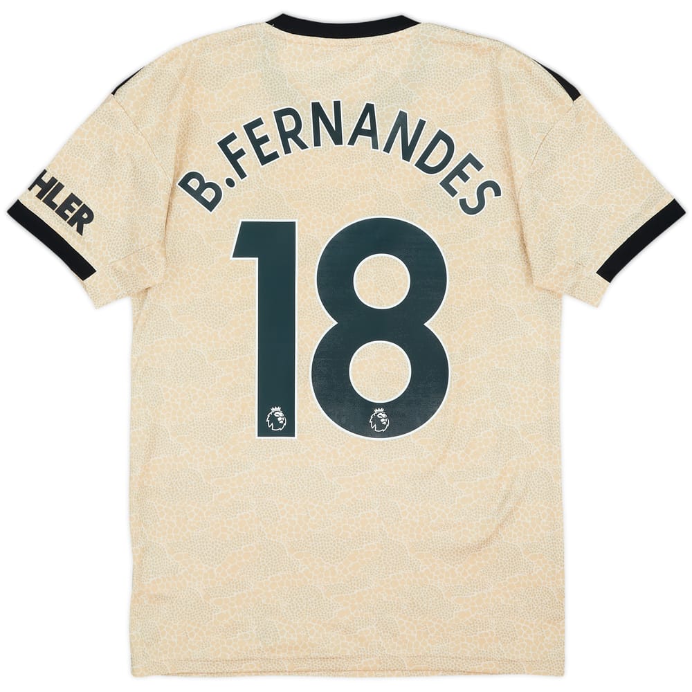 2019-20 Manchester United Away Shirt B.Fernandes #18 - 9/10 - (XS)