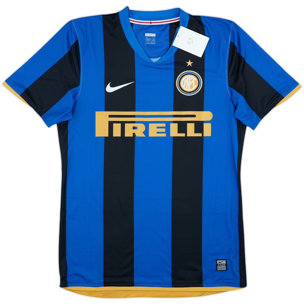 2008-09 Inter Milan Player Issue Home Shirt (M)