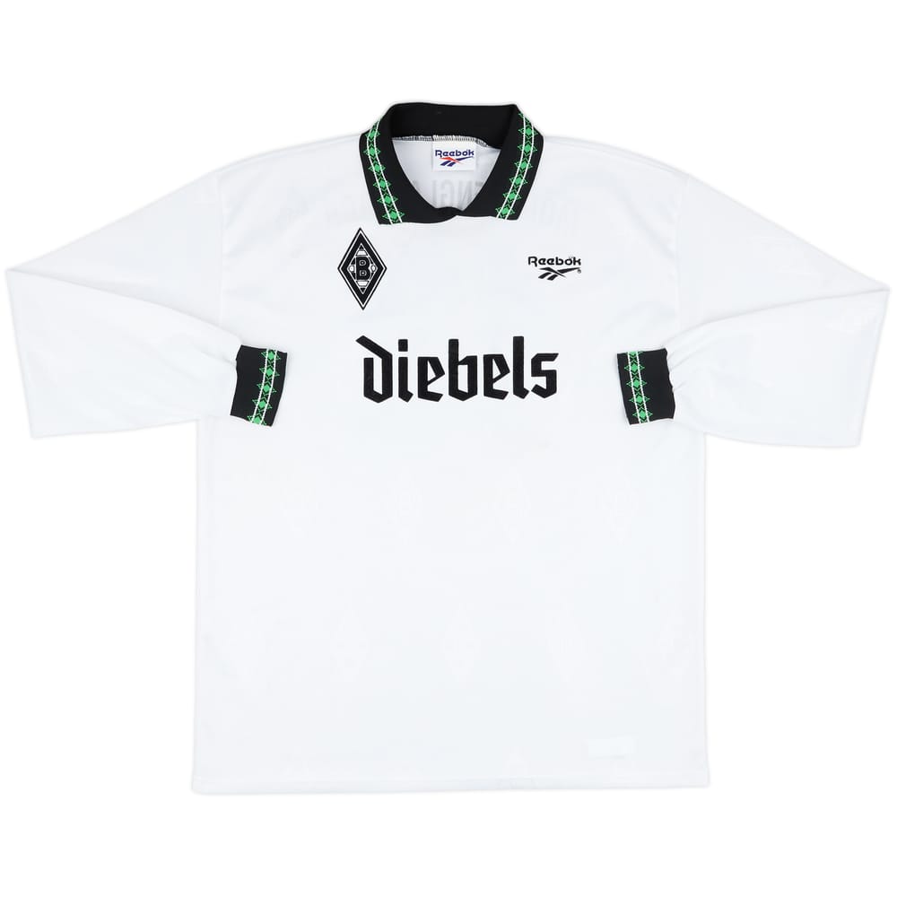 1995-96 Borussia Monchengladbach Home L/S Shirt #13 - 7/10 - (XL)