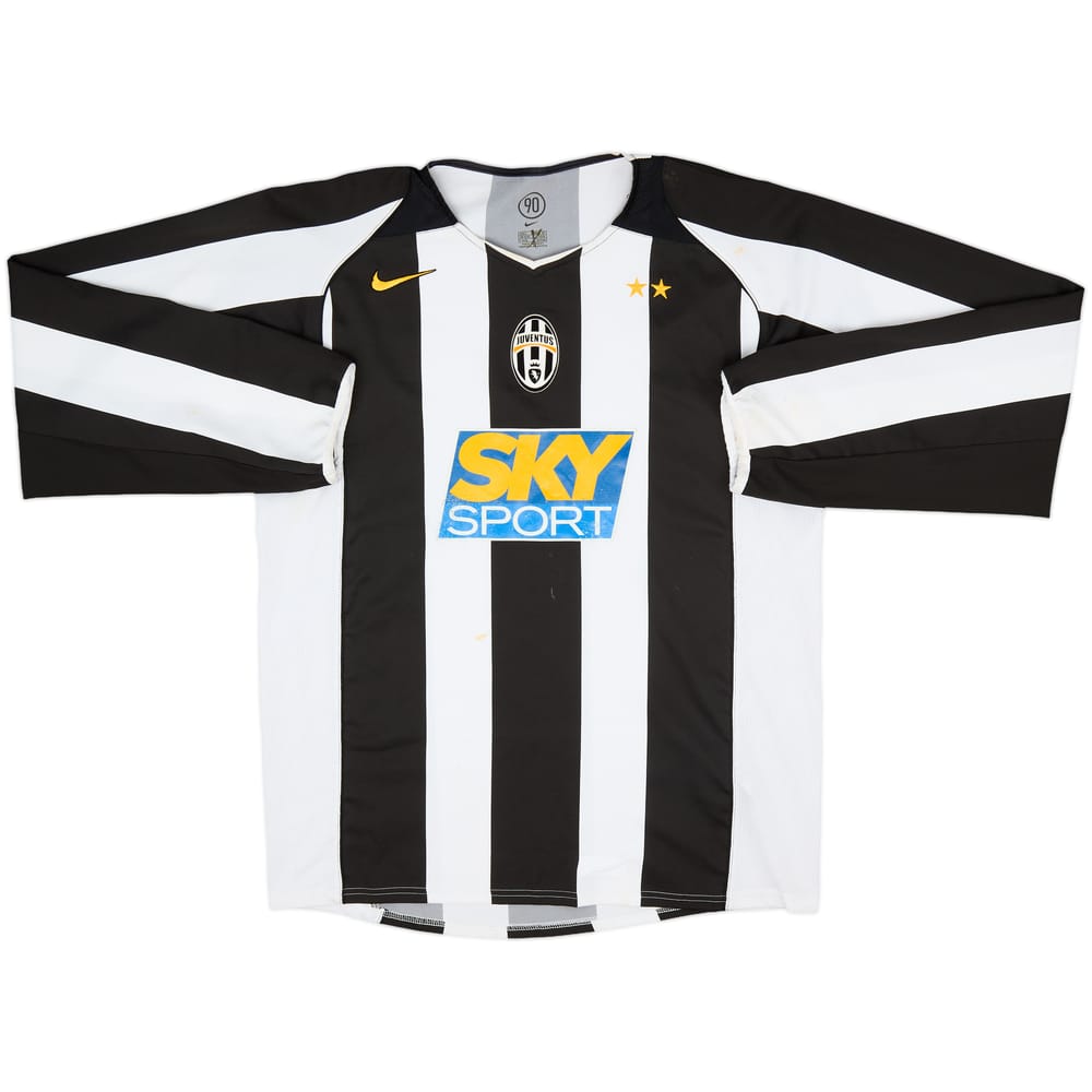 2004-05 Juventus Home L/S Shirt - 6/10 - (L)