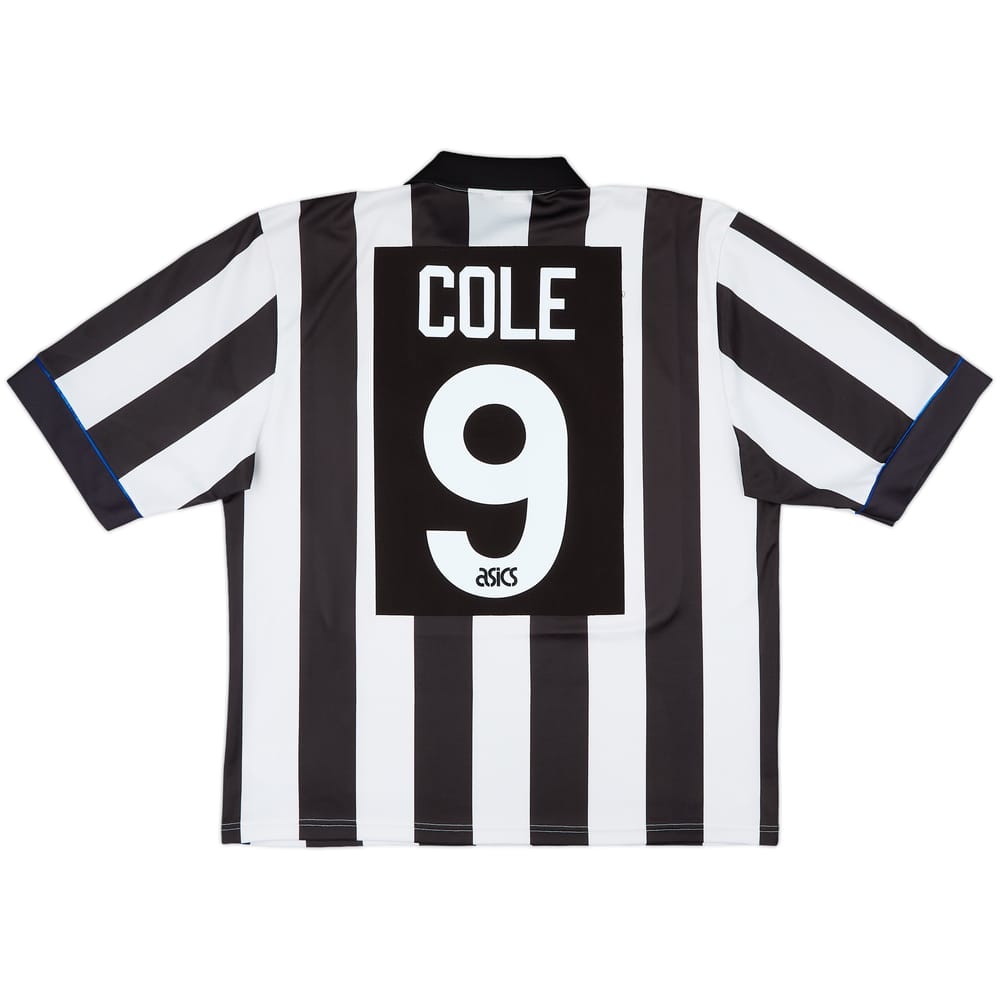 1991-93 Newcastle Home Shirt Cole #9 - 8/10 - (XL)