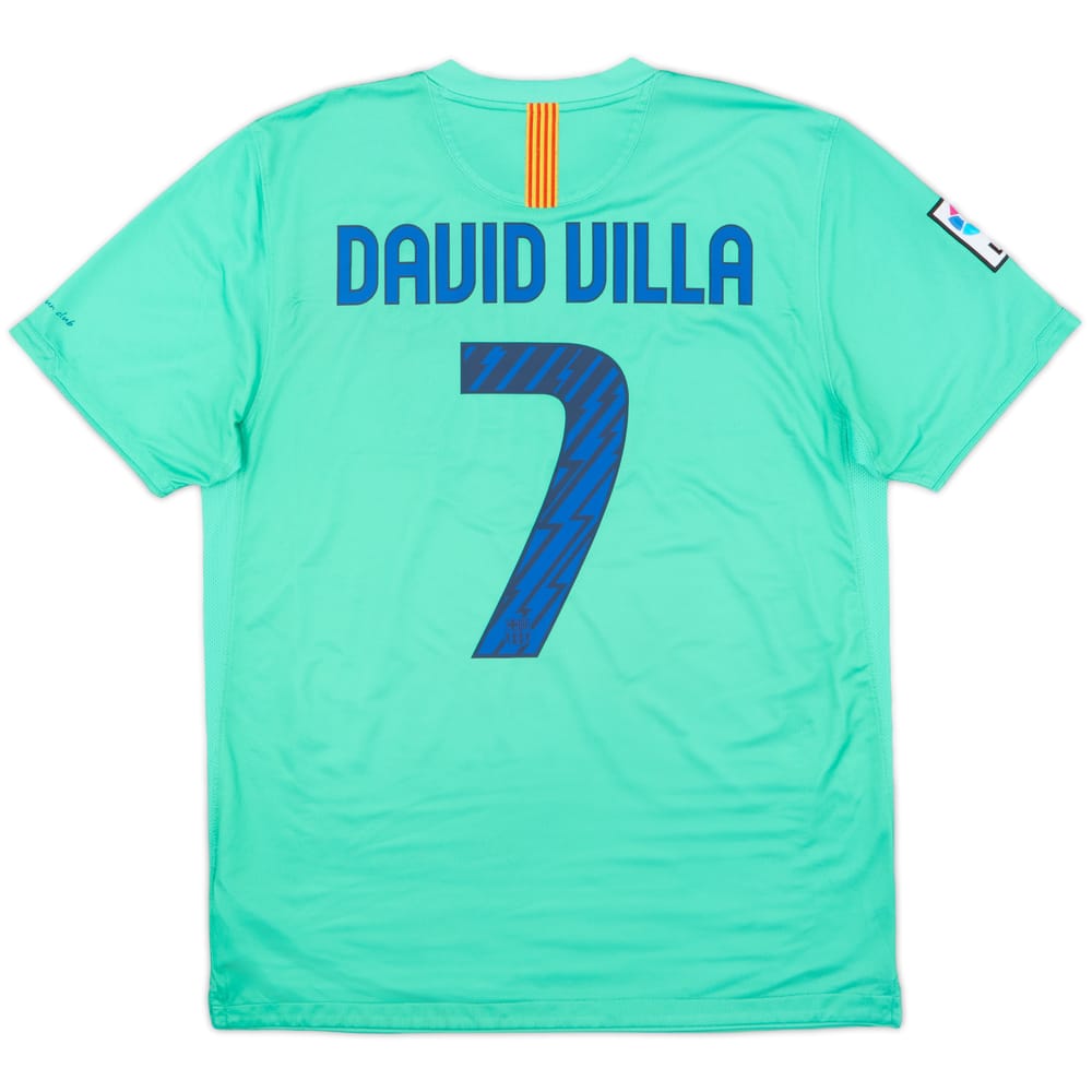2010-11 Barcelona Away Shirt David Villa #7 - 7/10 - (L)