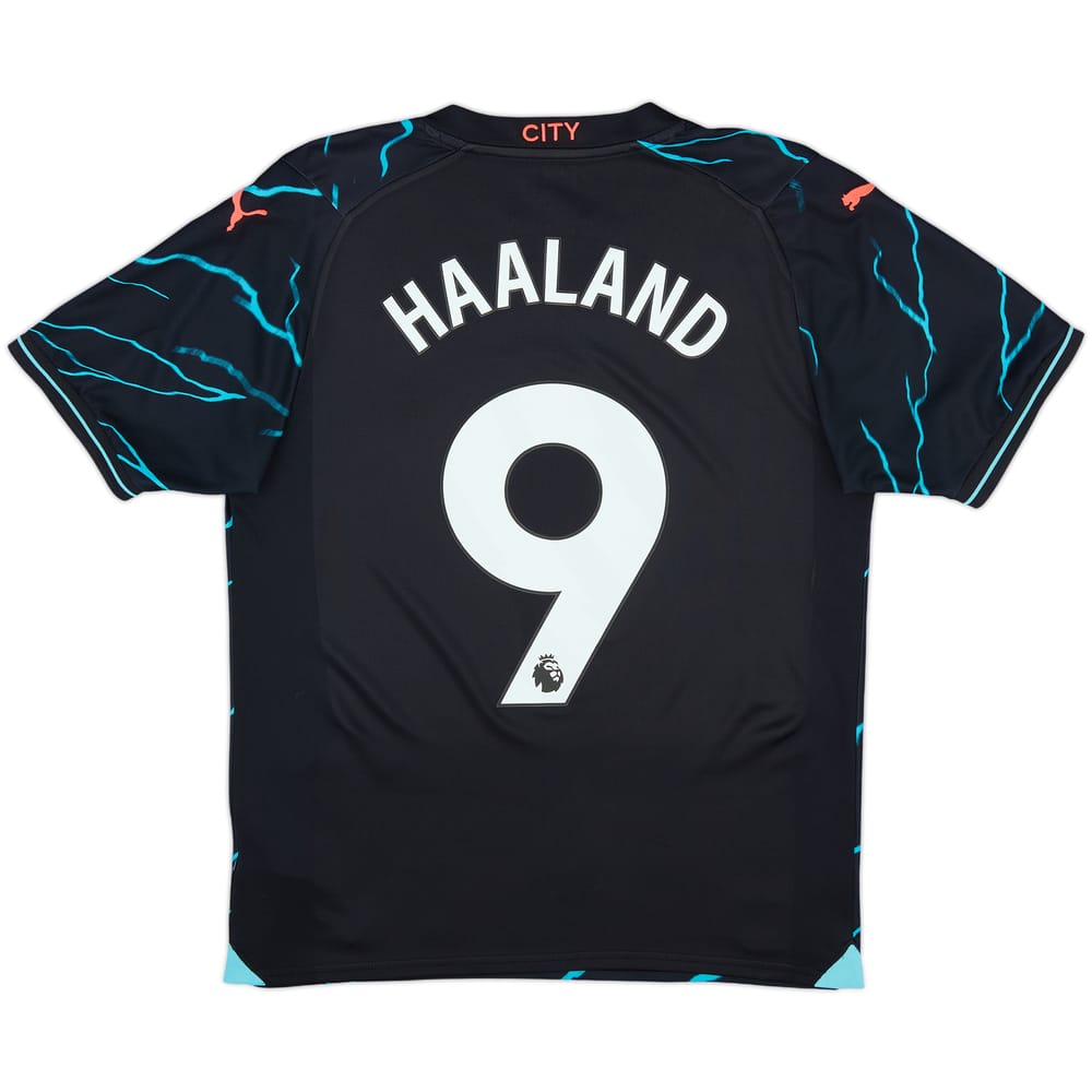 2023-24 Manchester City Third Shirt Haaland #9 - 10/10 - (M)