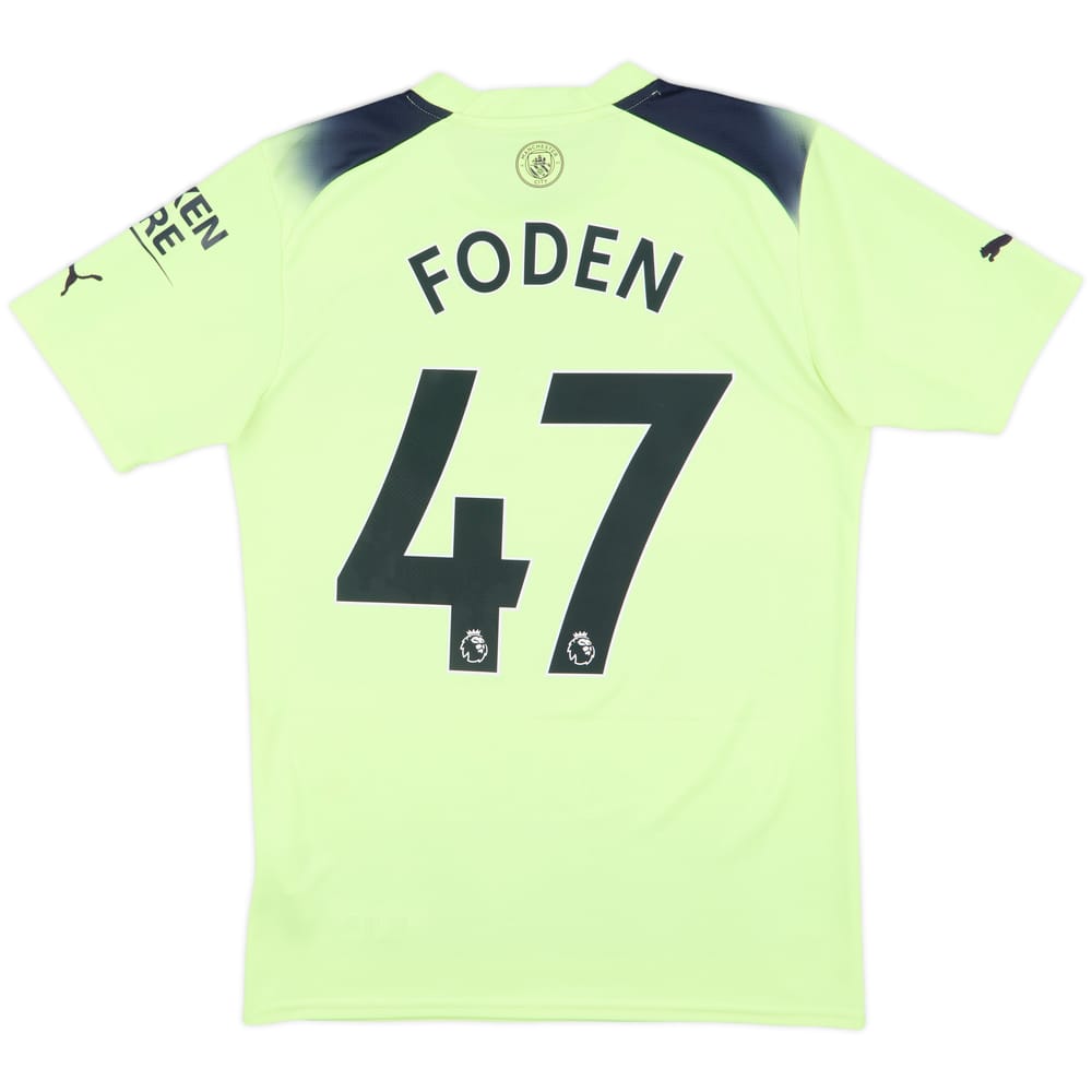 2022-23 Manchester City Third Shirt Foden #47 - 8/10 - (S)