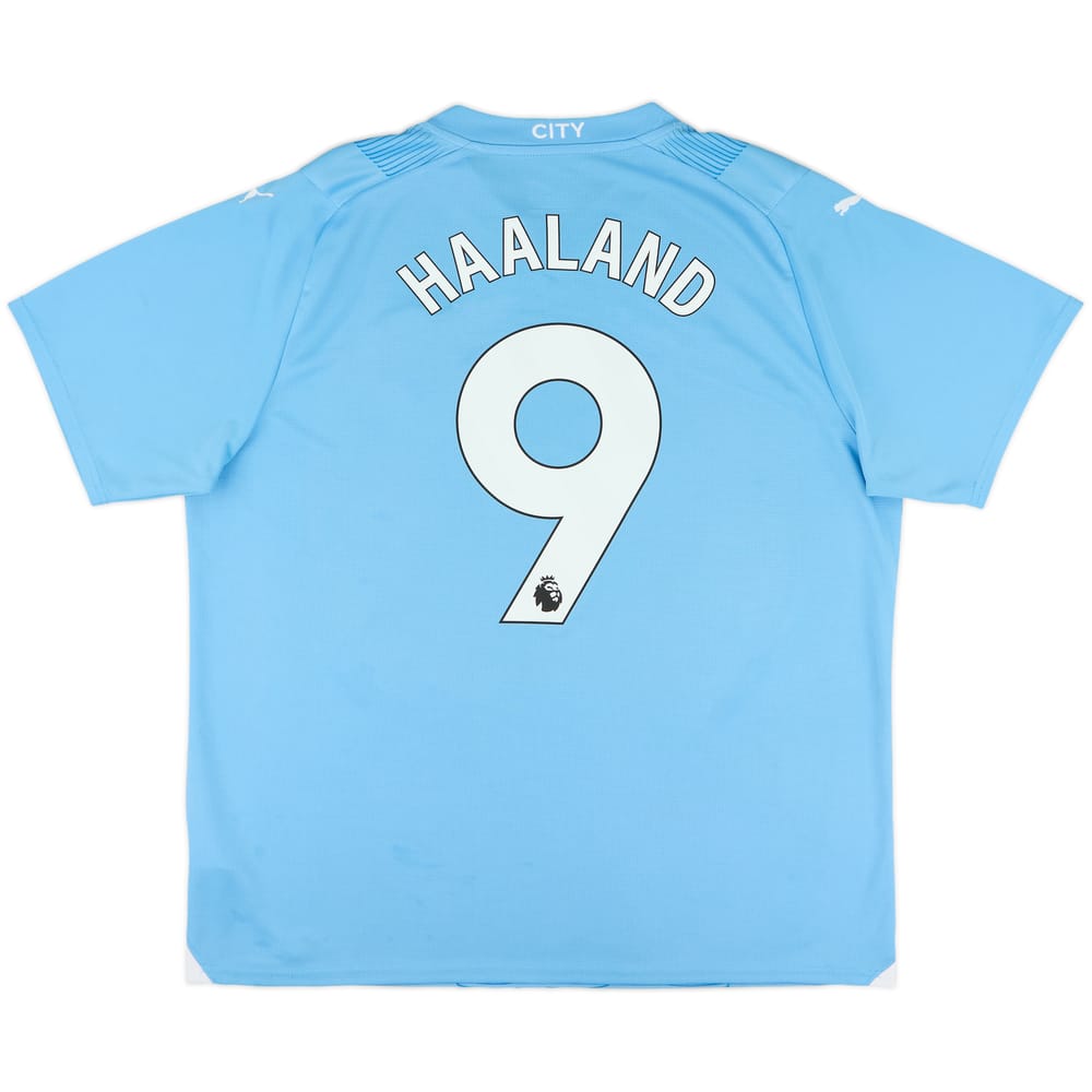 2023-24 Manchester City Home Shirt Haaland #9 - 7/10 - (XL)
