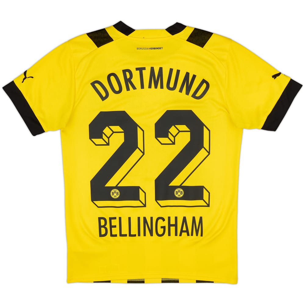 2022-23 Dortmund Home Shirt Bellingham #22 - 8/10 - (S)