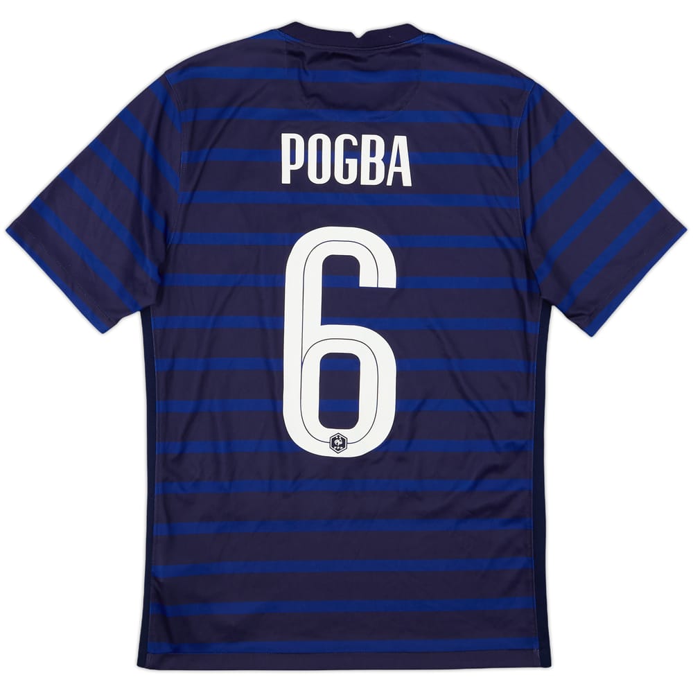 2020-21 France Home Shirt Pogba #6 - 8/10 - (S)
