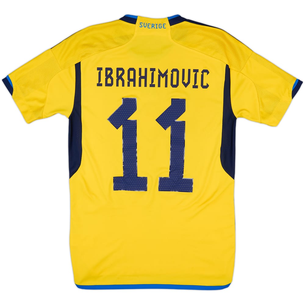 2022-23 Sweden Home Shirt Ibrahimovic #11 - 6/10 - (S)