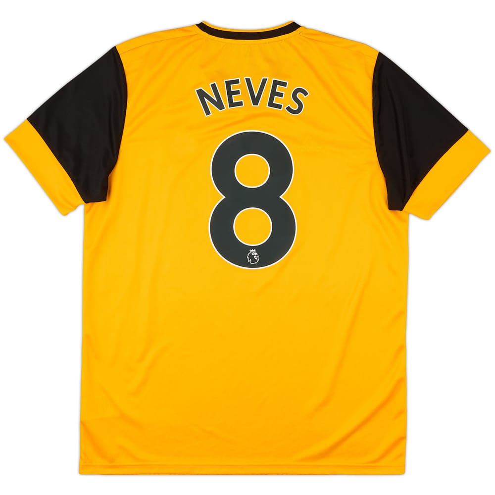 2020-21 Wolves Home Shirt Neves #8 - 9/10 - (L)