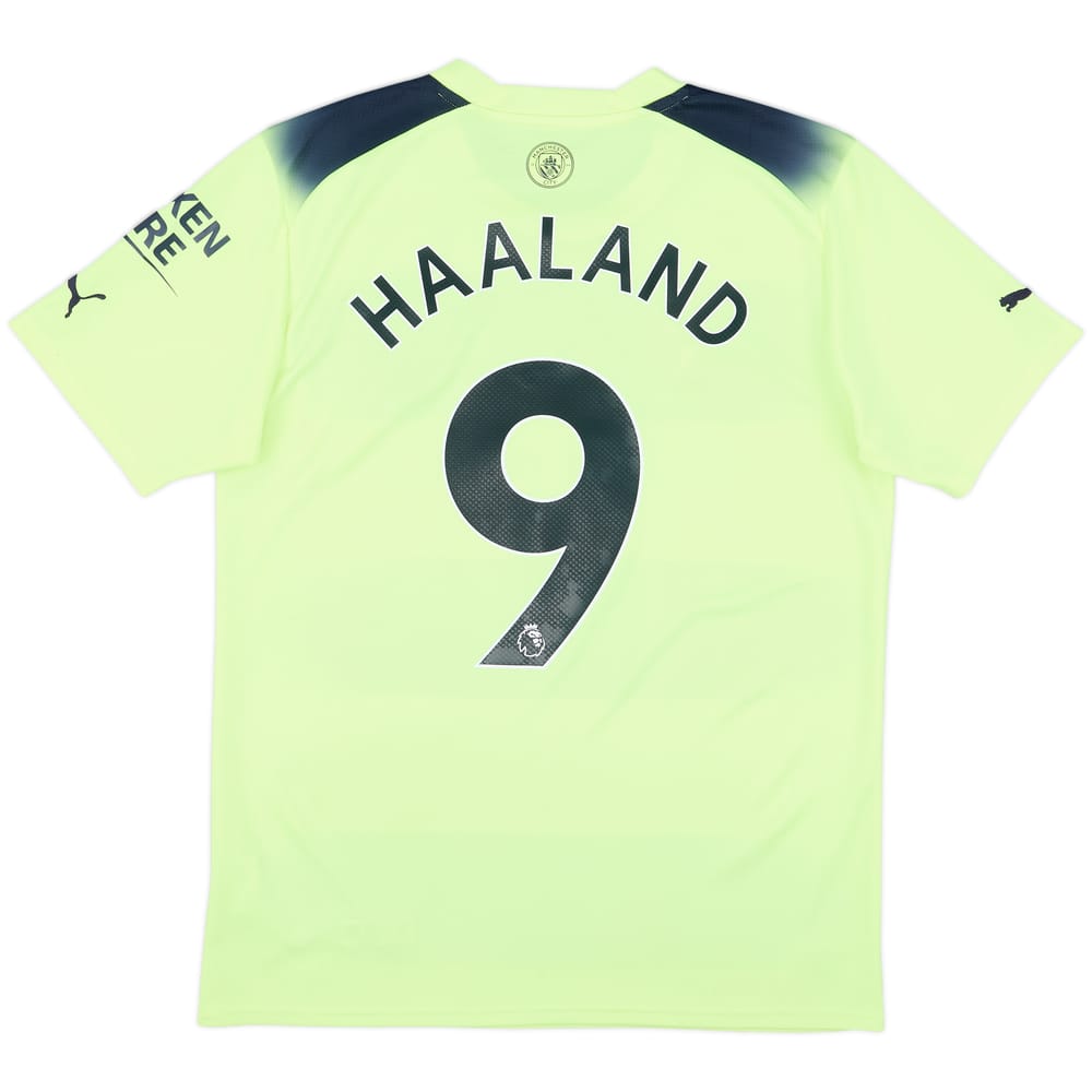 2022-23 Manchester City Third Shirt Haaland #9 - 8/10 - (M)