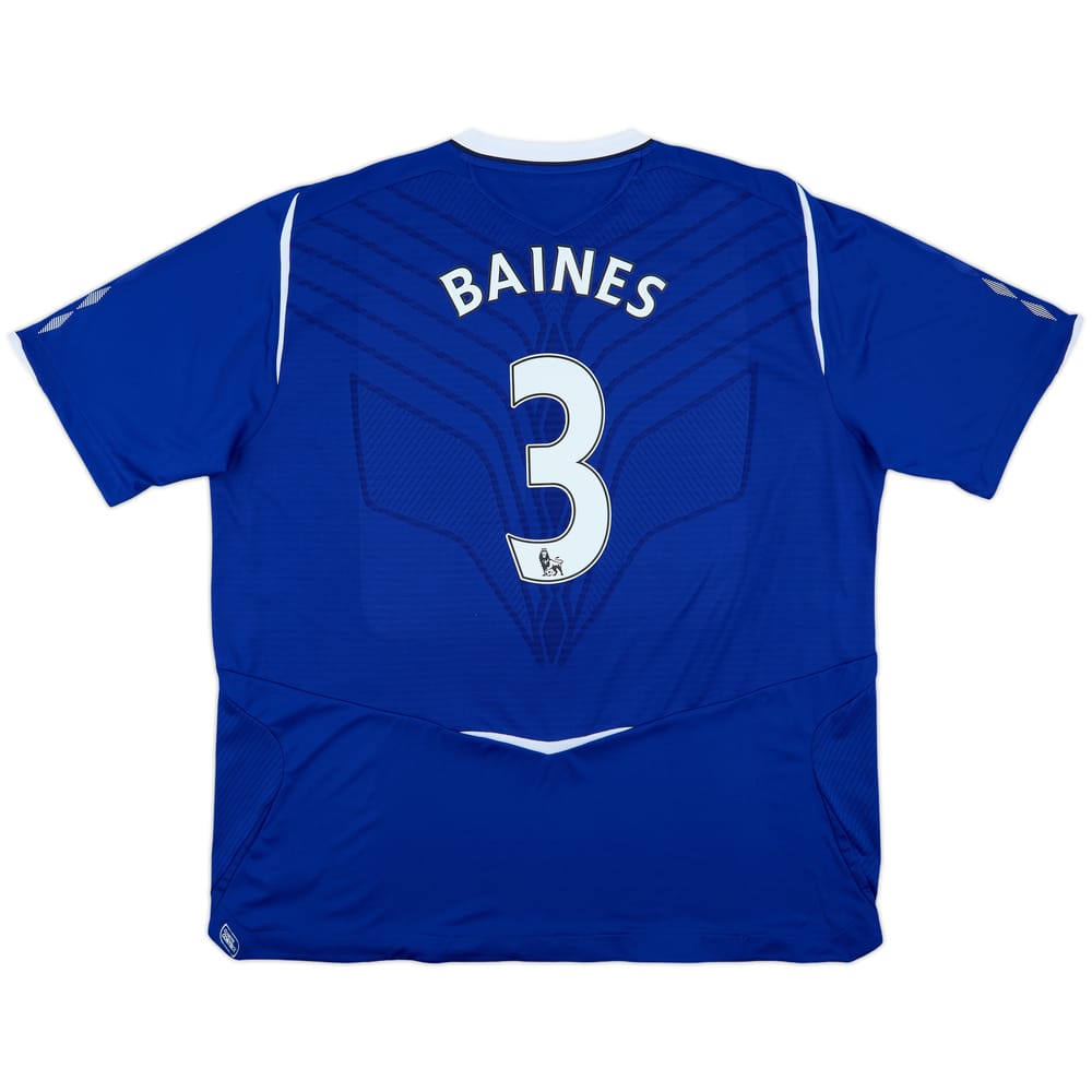 2008-09 Everton Home Shirt Baines #3 - 10/10 - (3XL)