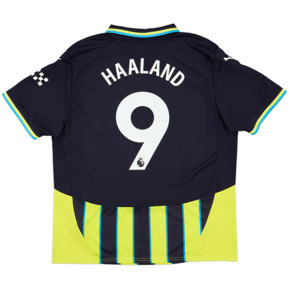 2024-25 Manchester City Away Shirt Haaland #9 - 10/10 - (XL)