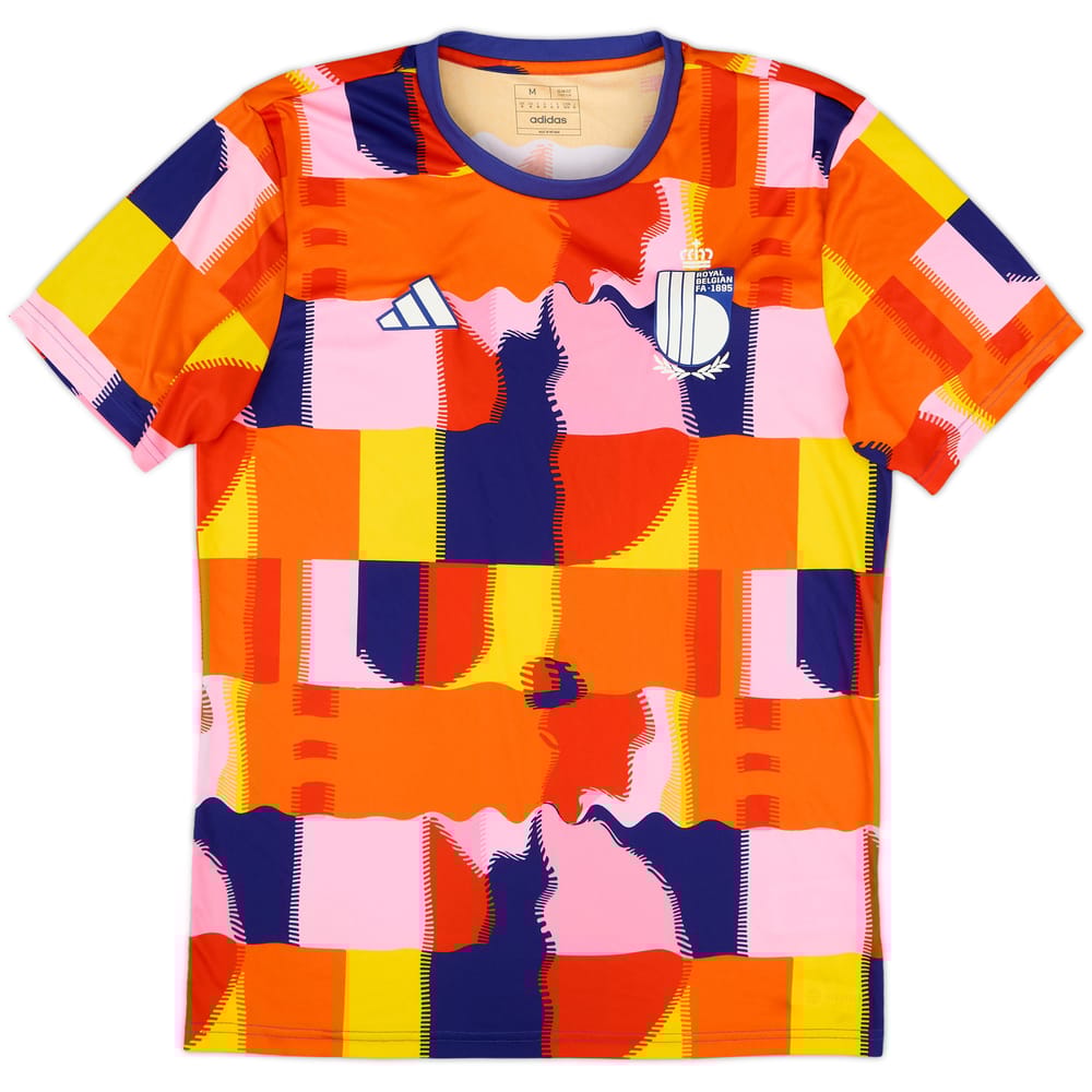 2022-24 Belgium adidas Pre-Match Training Shirt - 9/10 - (M)