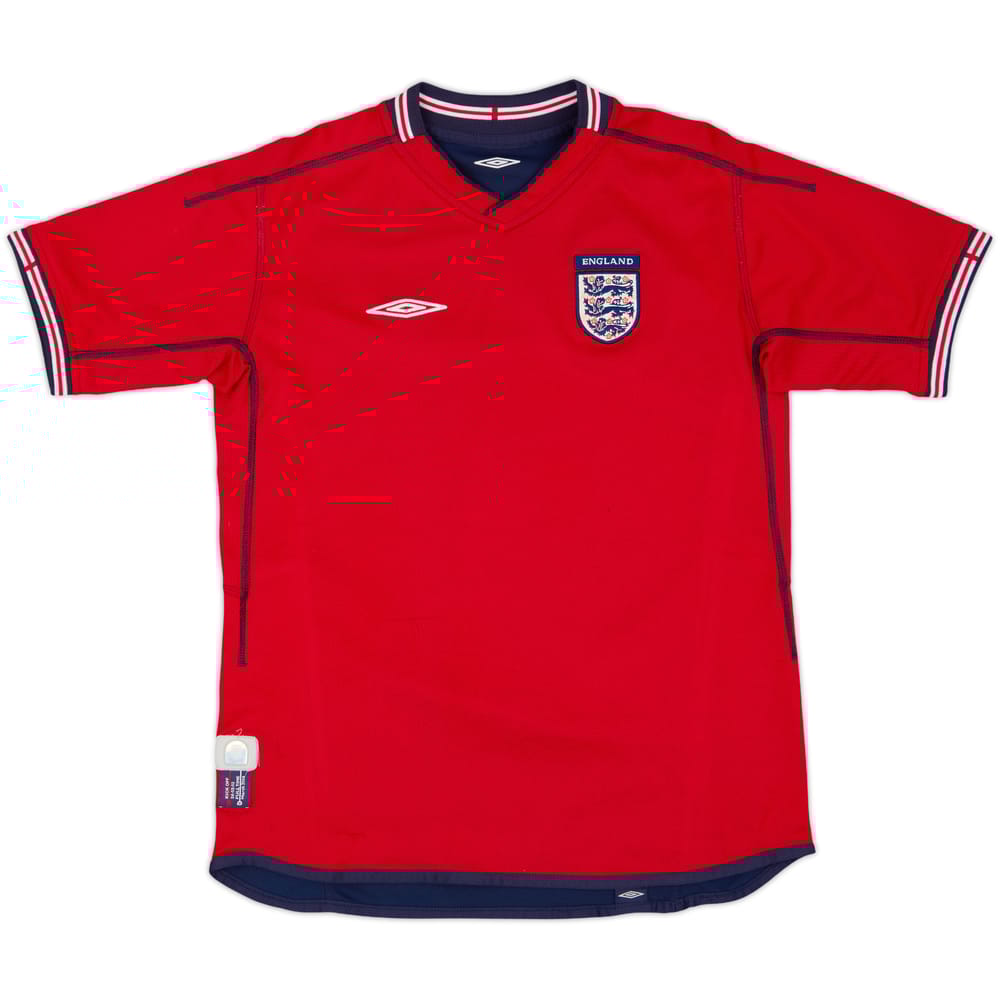 2002-04 England Away Shirt - 8/10 - (L.Boys)