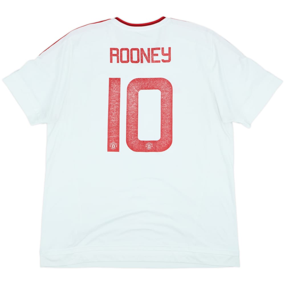 2015-16 Manchester United Away Shirt Rooney #10 - 5/10 - (XXL)