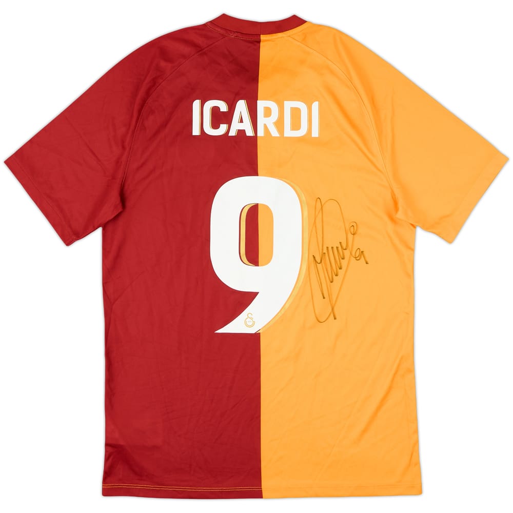 2023-24 Galatasaray Signed Home Shirt Icardi #9 - 8/10 - (M)