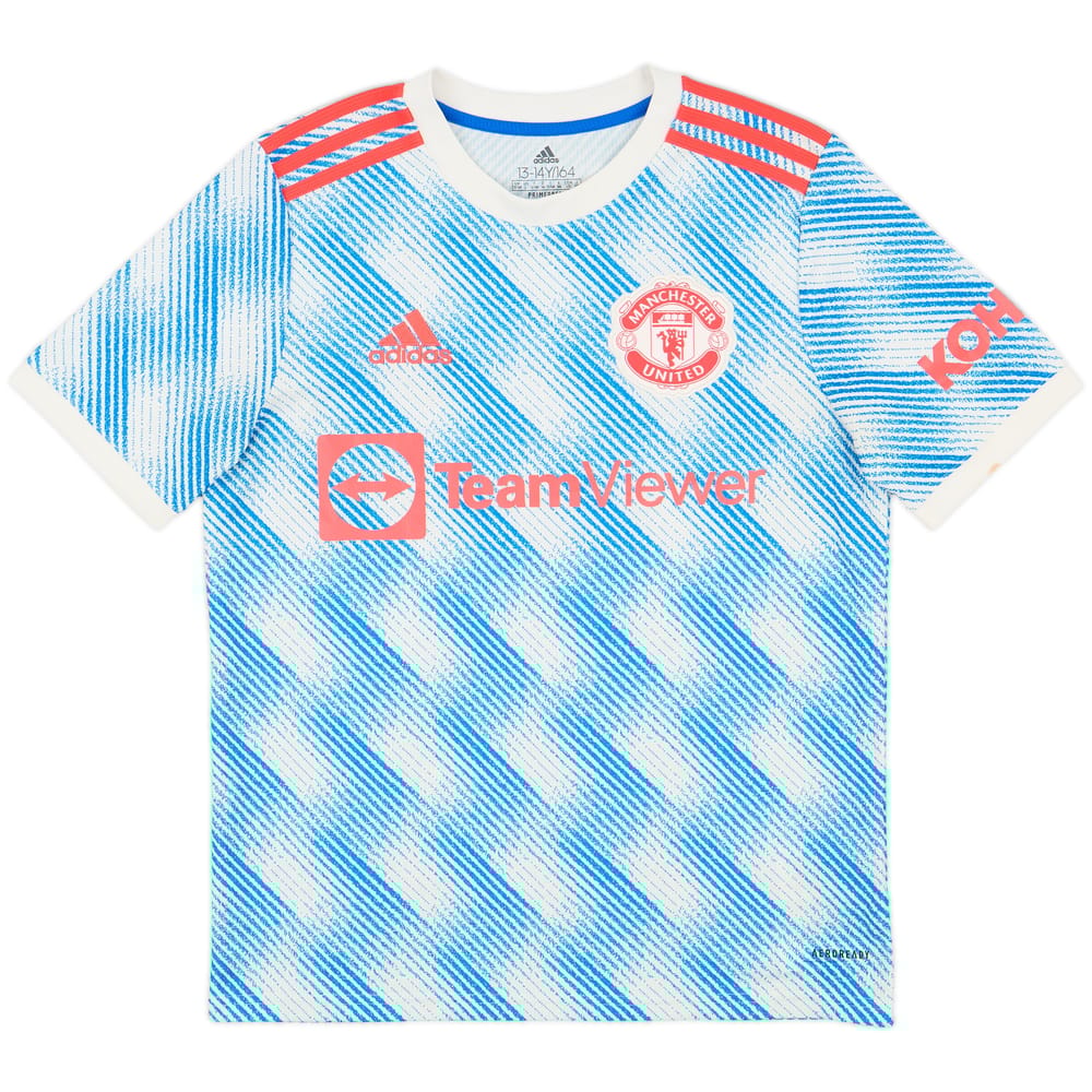 2021-22 Manchester United Away Shirt - 6/10 - (L.Boys)