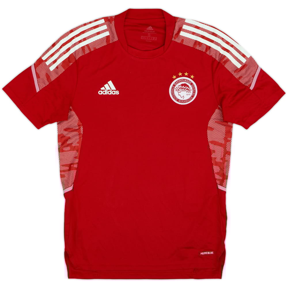 2021-22 Olympiacos adidas Training Shirt - 8/10 - (S)