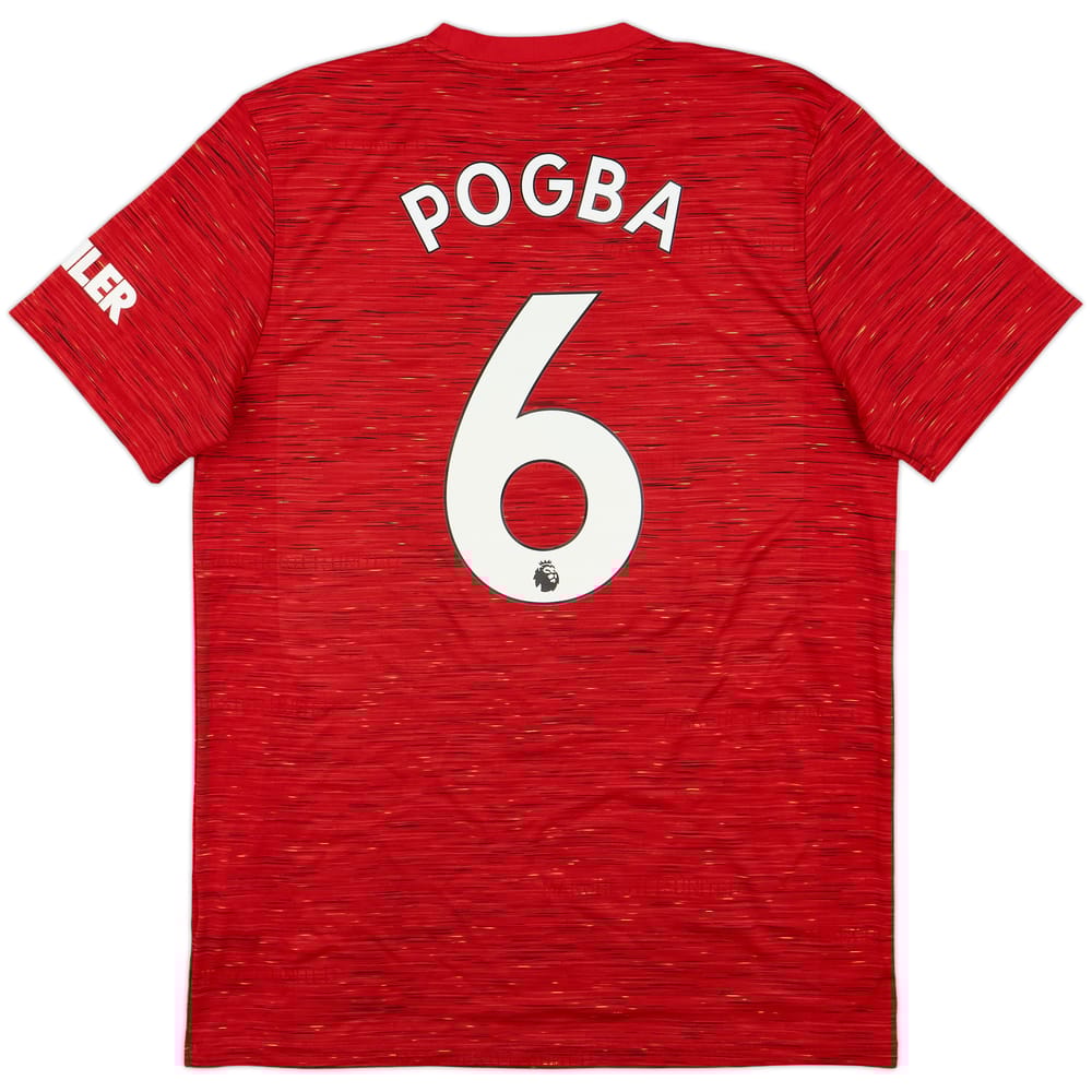 2020-21 Manchester United Home Shirt Pogba #6 - 9/10 - (L)
