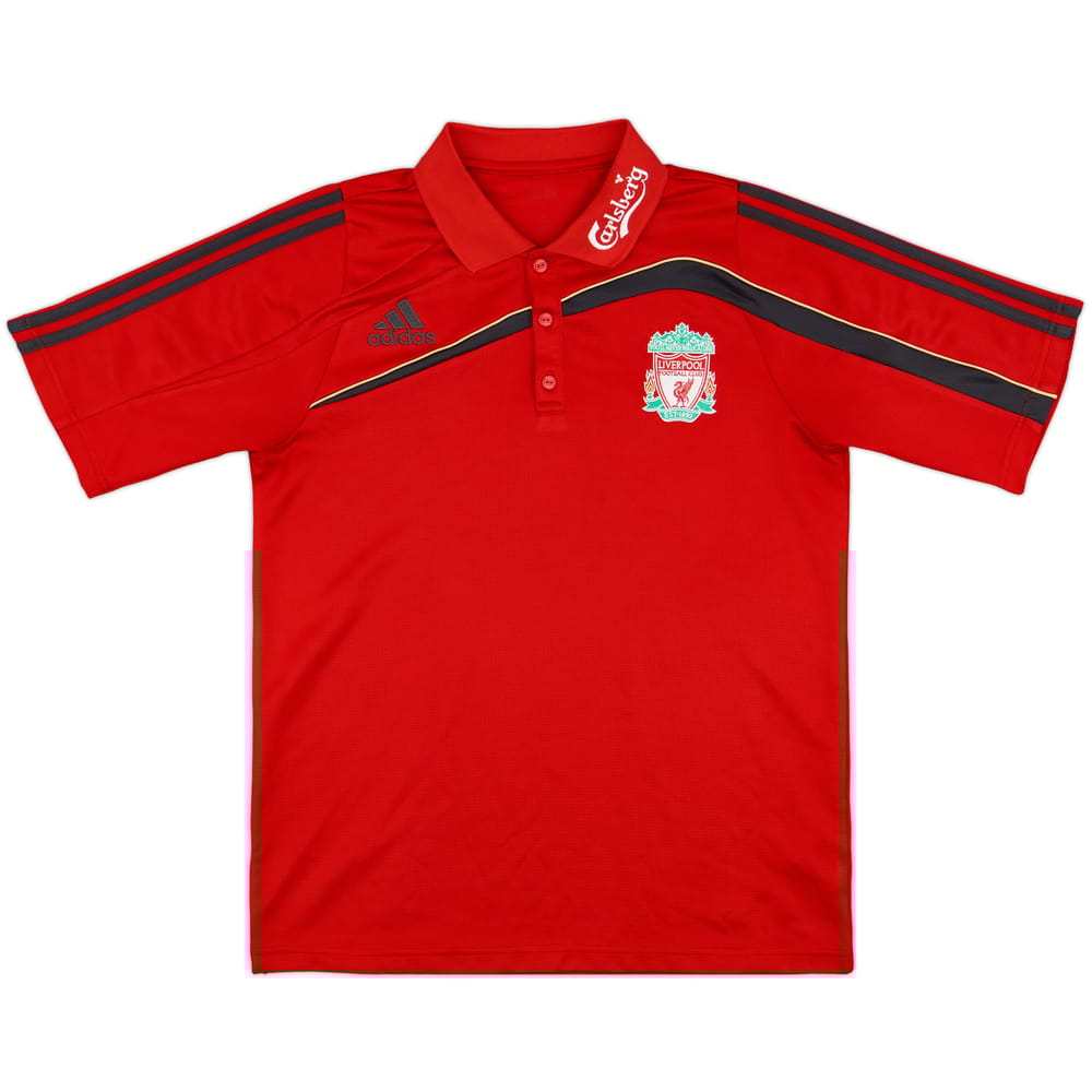 2009-10 Liverpool adidas Polo Shirt - 7/10 - (M)