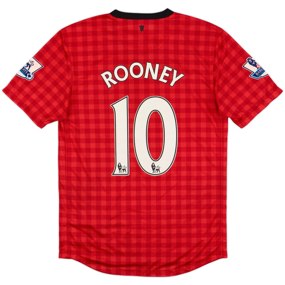 2012-13 Manchester United Home Shirt Rooney #10 - 5/10 - (S)