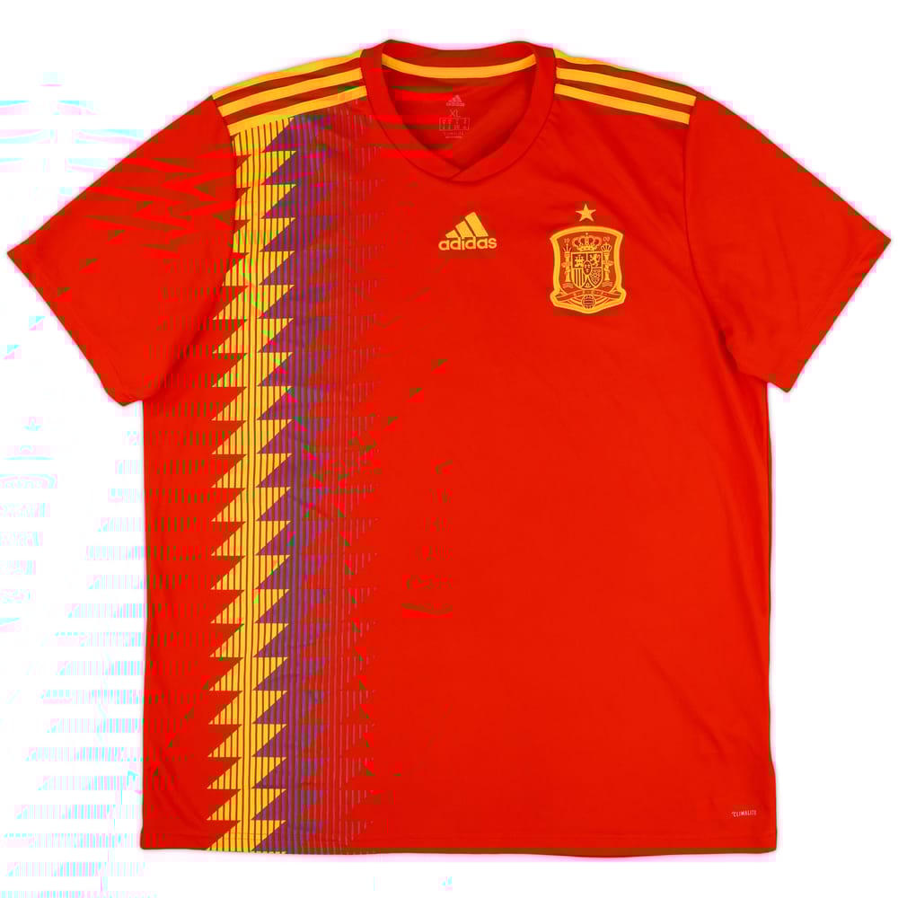 2018-19 Spain Home Shirt - 9/10 - (XL)
