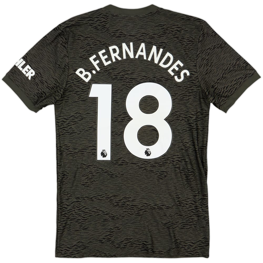 2020-21 Manchester United Away Shirt B.Fernandes #18 - 7/10 - (S)