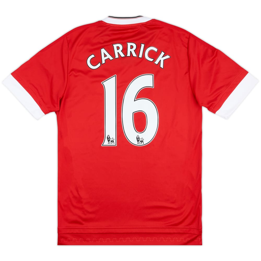 2015-16 Manchester United Home Shirt Carrick #16 - 8/10 - (S)