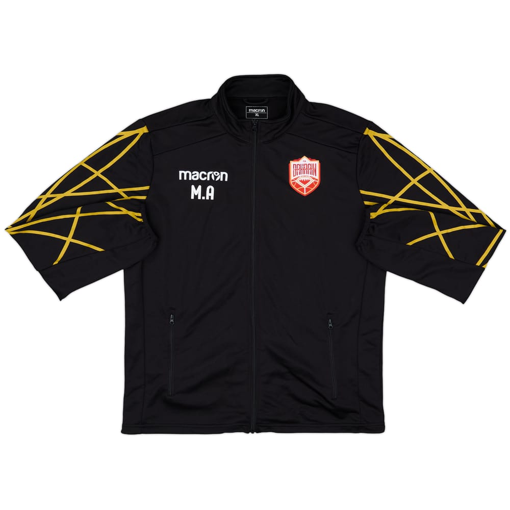 2019-20 Bahrain Staff Issue Macron Track Jacket 'M.A' - 9/10 - (XL)