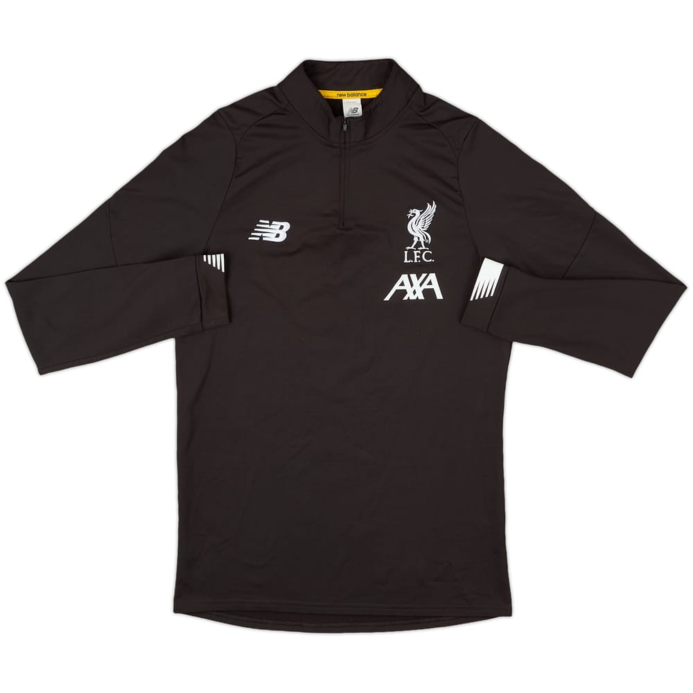 2019-20 Liverpool New Balance 1/4 Zip Drill Top - 8/10 - (XL.Boys)