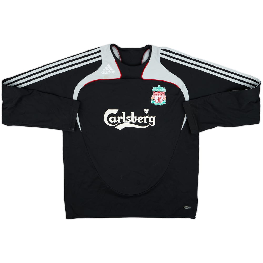 2008-09 Liverpool adidas Sweat Top - 6/10 - (L)
