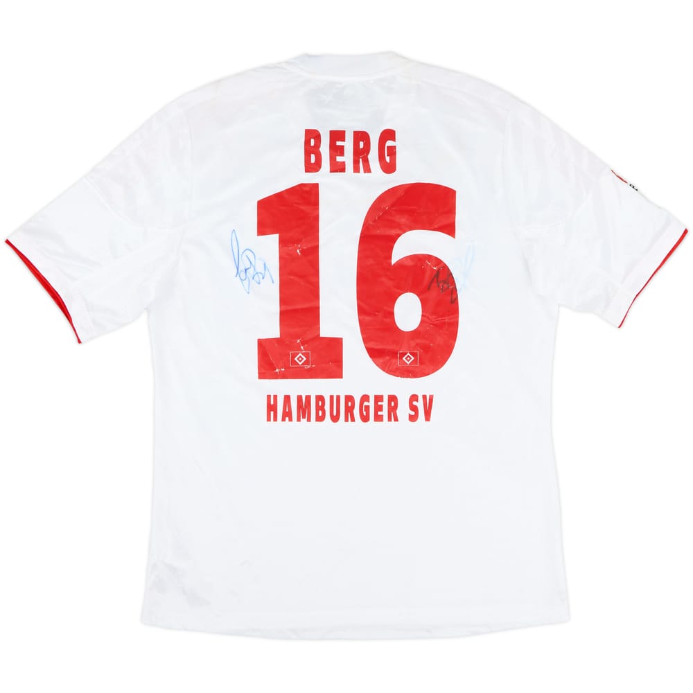 2012-13 Hamburg 125 years Signed Home Shirt Berg #16 (L)