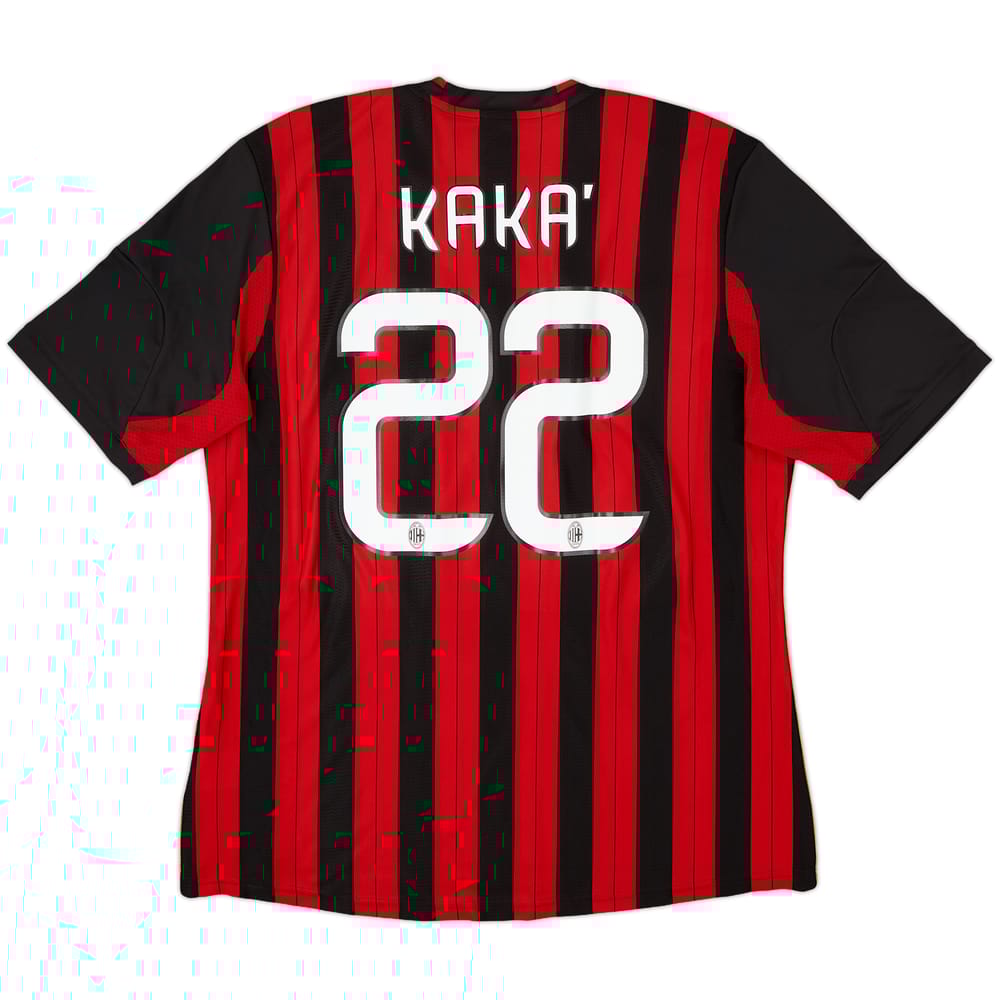 2013-14 AC Milan Home Shirt Kaka #22 - 7/10 - (XL)