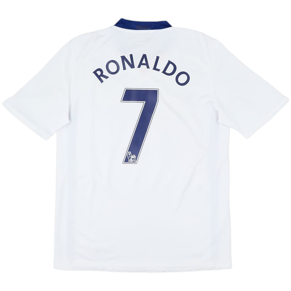 2008-10 Manchester United Camiseta Visitante Ronaldo #7 - 6/10 - (M)