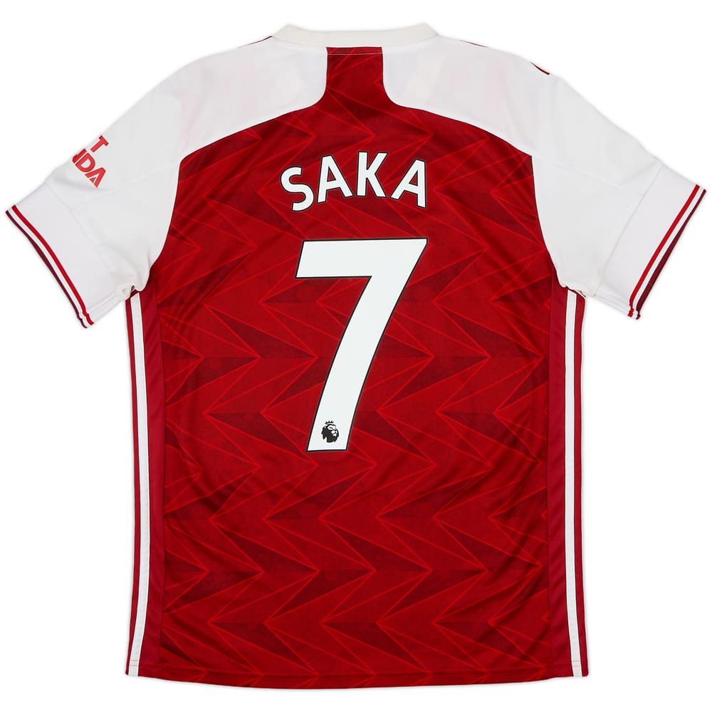 2020-21 Arsenal Home Shirt Saka #7 - 5/10 - (M)