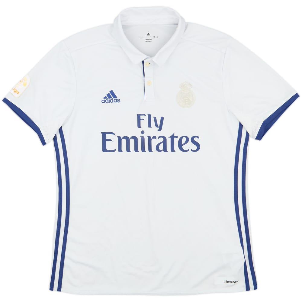 2016-17 Real Madrid Home Shirt - 4/10 - (L)