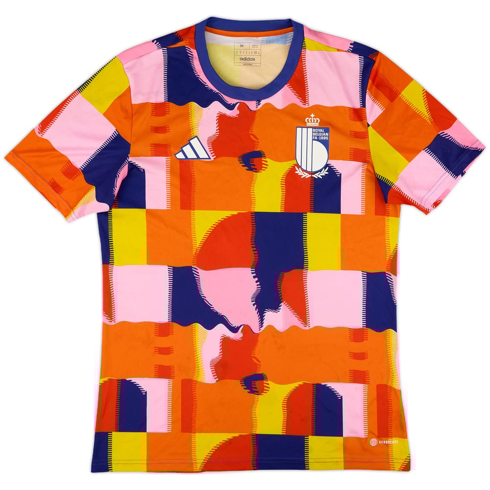 2022-24 Belgium adidas Pre-Match Training Shirt - 7/10 - (M)