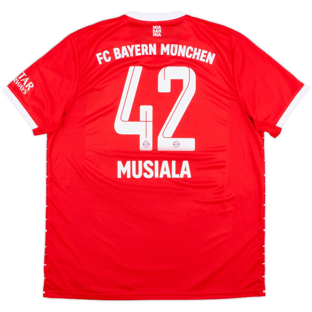 2022-23 Bayern Munich Home Shirt Musiala #42 - 9/10 - (XL)