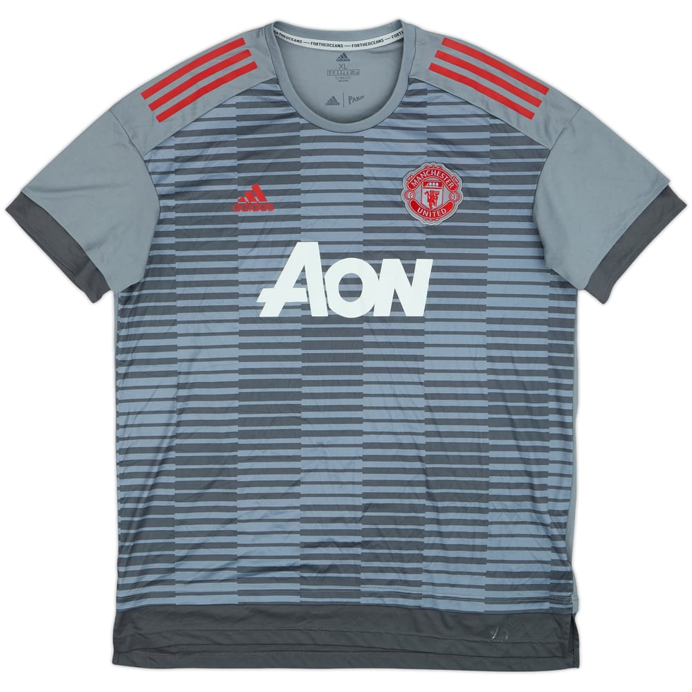 2017-18 Manchester United adidas Training Shirt - 8/10 - (XL)