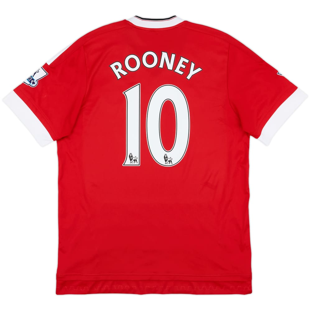 2015-16 Manchester United Home Shirt Rooney #10 - 6/10 - (L)
