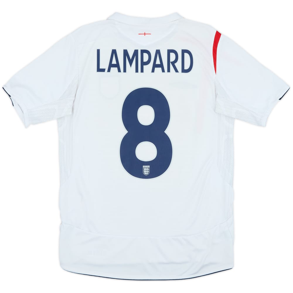 2005-07 England Home Shirt Lampard #8 - 6/10 - (S)